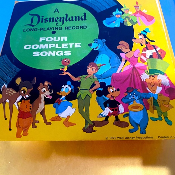 WALT DISNEY VTG 70s PRESENTS ACTING OUT THE A B C’S DISNEYLAND VINYL RECORD 7” - Picture 10 of 15